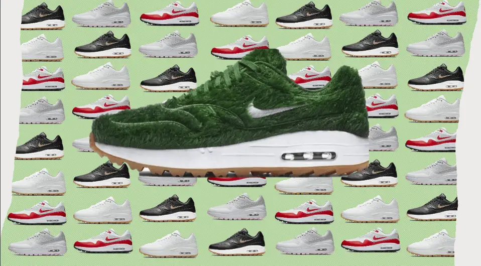 The Air Max 1 G - The most classic Nike Air sneaker transformed for the golf course with a spikeless sole - by Sneaker Skip on Chasing Par