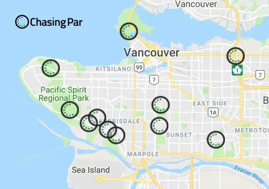 Vancouver BC Golf Course Directory Updated on Chasing Par Golf