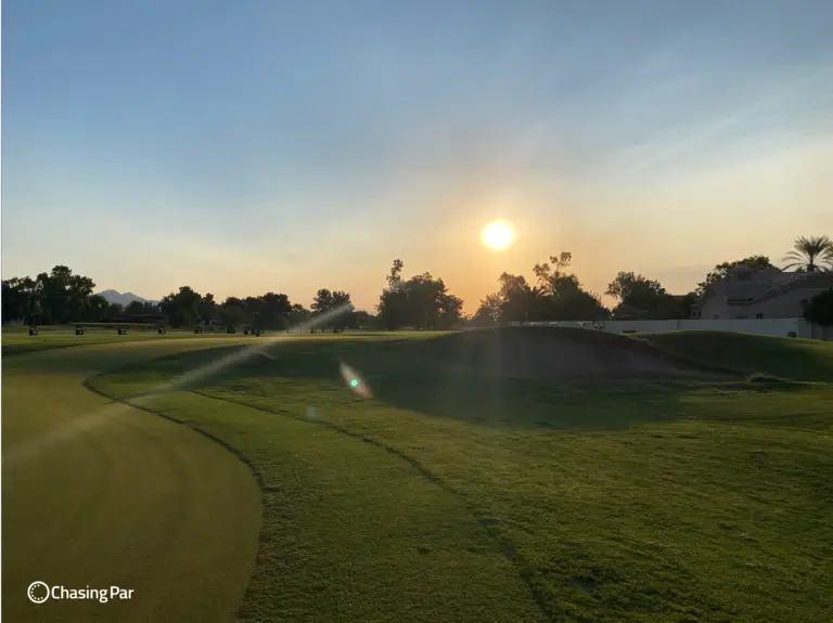Chasing Par plays Camelback Golf Course in Scottsdale Arizona Michael Leonard Goes Golfing at Sunset 768x575