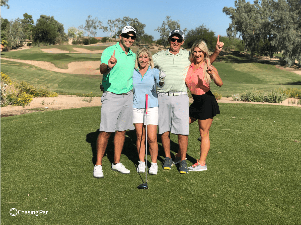 Chasing Par plays Legacy Golf Course in Arizona - Michael Leonard Goes Golfing - best shot of the day